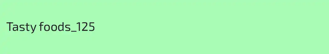 Tasty foods_125